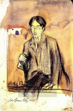 company of captain reinier reael known as themeagre company Painting - Portrait of Jaume Sabartes 1904 Pablo Picasso